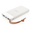 Aria 8.000 mAh 5W powerbank med trådlös laddning vit | Inget reklamtryck | Inte tillgängligt | Inte tillgängligt | Inte tillgängligt