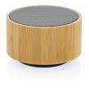 3W trådlös högtalare FSC® bambu och RCS svart | Inget reklamtryck | Inte tillgängligt | Inte tillgängligt