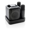 Singvibe RCS karaoke set med dubbelmikrofon svart | Inget reklamtryck | Inte tillgängligt | Inte tillgängligt