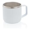 Stainless steel campingmugg vit