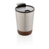 GRS RPP stainless steel kork mugg silver | Inget reklamtryck | Inte tillgängligt | Inte tillgängligt