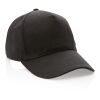 Impact 5 paneler keps, 280gr återvunnen bomull AWARE™ svart | Inget reklamtryck | Inte tillgängligt | Inte tillgängligt | Inte tillgängligt