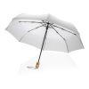 21" Impact AWARE™ RPET 190T auto open/close paraply m. bambu vit | Inget reklamtryck | Inte tillgängligt | Inte tillgängligt