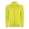 Valier tröja för män med hel dragkedja Fluor Yellow | XXL