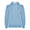 Urban hoodie för dam Himmelsblå-Vit | S