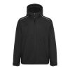 Emin vadderad unisex-termoparka Svart / Blå | XL