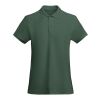 Prince kortärmad pikétröja för dam Buteljgrön | 3XL