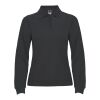 Estrella långärmad pikétröja för dam Dark Lead | S