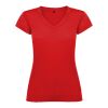 Victoria kortärmad v-ringad T-shirt för dam Standard | Röd | S | Inget reklamtryck | Inte tillgängligt | Inte tillgängligt | Inte tillgängligt