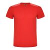 Detroit kortärmad unisex sport-T-shirt Röd | M