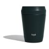 Topl To Go-glas i återvunnet stål Patenterat 360-lock 235 ml grå | Inget reklamtryck | Inte tillgängligt | Inte tillgängligt