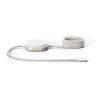 Zens Laddningskabel USB C - C Pro 2 vit