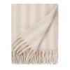 VINGA Lioro GRS wool blend pläd beige