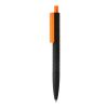 X3 svart smooth touchpenna orange-svart