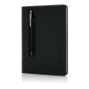Anteckningsbok Basic - PU - med styluspenna - A5 svart | Inget reklamtryck | Inte tillgängligt | Inte tillgängligt | Inte tillgängligt