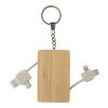 Nyckelring i bambu Bianca Brun | Inget reklamtryck | Inte tillgängligt | Inte tillgängligt