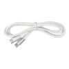 Nylon charging cable Jacob Svart | Inget reklamtryck | Inte tillgängligt | Inte tillgängligt