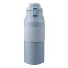 Stainless steel dubble-walled drinking bottle 800 ml Katie Vit | Inget reklamtryck | Inte tillgängligt | Inte tillgängligt