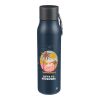 Recycled stainless steel drinking bottle (600 ml) Cassian Vit | Inget reklamtryck | Inte tillgängligt | Inte tillgängligt