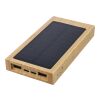 Bamboo solar power bank Elz Brun | Inget reklamtryck | Inte tillgängligt | Inte tillgängligt