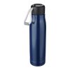 Recycled stainless steel double-walled drinking bottle (500 ml) Solene Silver | Inget reklamtryck | Inte tillgängligt | Inte tillgängligt