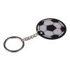 Recycled stainless steel soccer ball keychain Ciro Svart | Inget reklamtryck | Inte tillgängligt | Inte tillgängligt