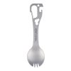 Stainless steel spork Noe Silver | Inget reklamtryck
