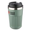 Recycled stainless steel travel mug (400 ml) Chiara Vit | Inget reklamtryck | Inte tillgängligt | Inte tillgängligt