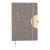 rPET (300D) notebook A5 Ernst Blå | Inget reklamtryck | Inte tillgängligt | Inte tillgängligt