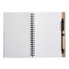 Wire bound notebook with ballpen. Stella Svart | Inget reklamtryck | Inte tillgängligt | Inte tillgängligt