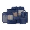 Travel organizer set Packio | Recycled | 7 pcs Svart