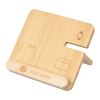 Wireless charger Tribu | Recycled bamboo | 3-in-1 Brun