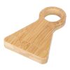 Wine bottle holder Vincio | Recycled bamboo Brun