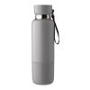 Stainless steel double-walled bottle (500 ml) Lieselotte Grå