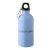 Recycled stainless steel single walled bottle (400 ml) Sable Ljusblå