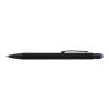 Recycled aluminium rubberized ballpen Formentera Guld