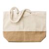 Shoppingväska i bomull Diego beige