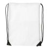 Gympapåse/ryggsäck i polyester (210D) Vit | Inget reklamtryck | Inte tillgängligt | Inte tillgängligt
