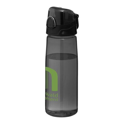 Capri sportflaska Transparent svart