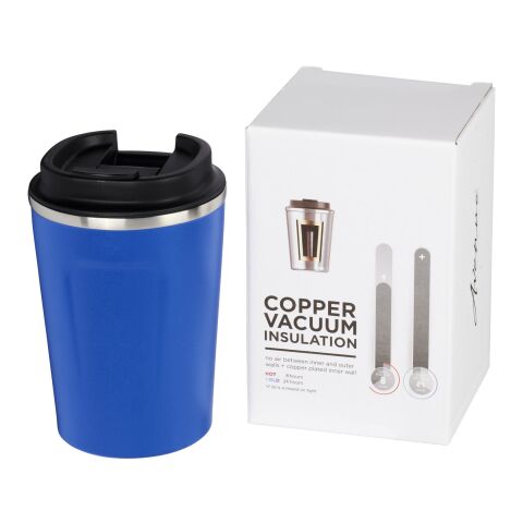 Thor 360 ml läckagesäker vakuumisolerad termosmugg i koppar Standard | Blå | Inget reklamtryck | Inte tillgängligt | Inte tillgängligt
