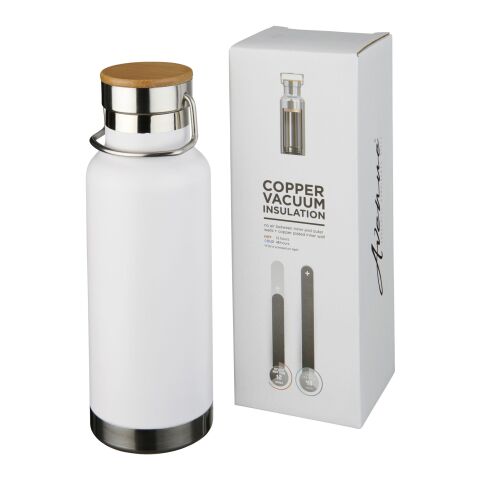 Thor 480 ml vakuumisolerad sportflaska i koppar Standard | Vit | Inget reklamtryck | Inte tillgängligt | Inte tillgängligt