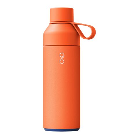 Ocean Bottle 500 ml vakuumisolerad vattenflaska Standard | Sun Orange | Gravyr | runt | 50 mm x 130 mm