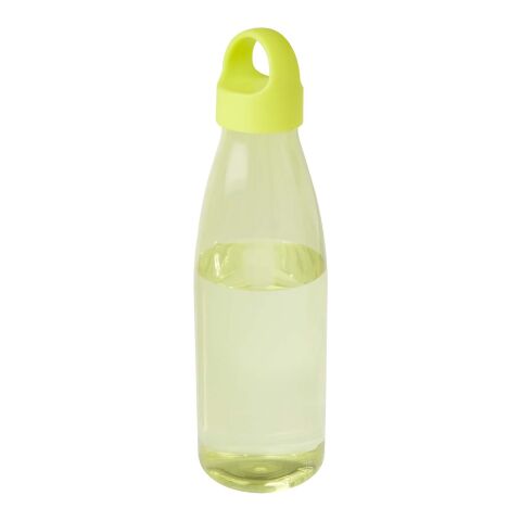 Bergen 800 ml vattenflaska av återvunnen plast Limegrön