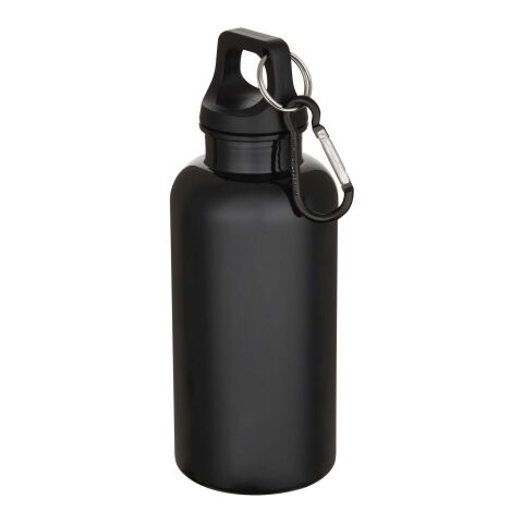 Oregon 400 ml vattenflaska av RCS-certifierad återvunnen plast med karbinhake  svart