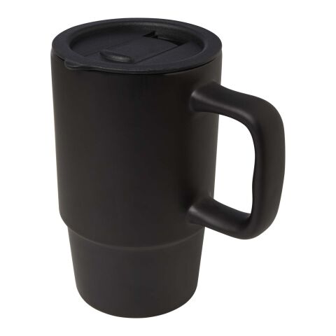 Carter 450 ml keramisk mugg med plastlock Svart
