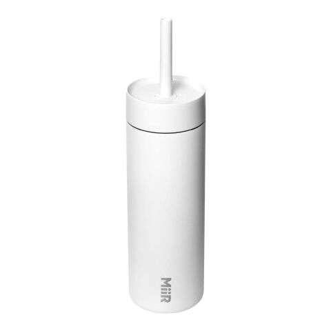 MiiR Sipper 473 ml vattenflaska med sugrör vit