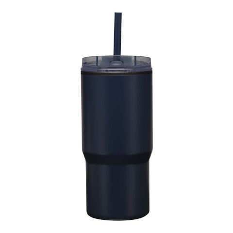 Westin 540 ml RCS-mugg i återvunnet material med dubbelvägg och isolering samt sugrör Marinblå