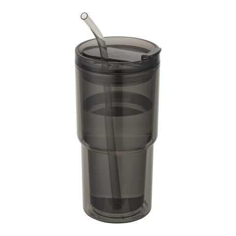 Archer 480 ml plastmugg med dubbla väggar Svart / Blå