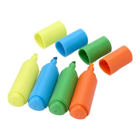Mini överstrykningspennor av återvunnen plast Vit