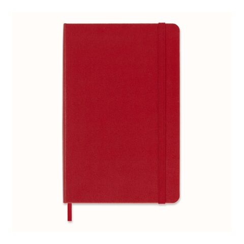 Classic M inbunden anteckningsbok – linjerat Scarlet röd